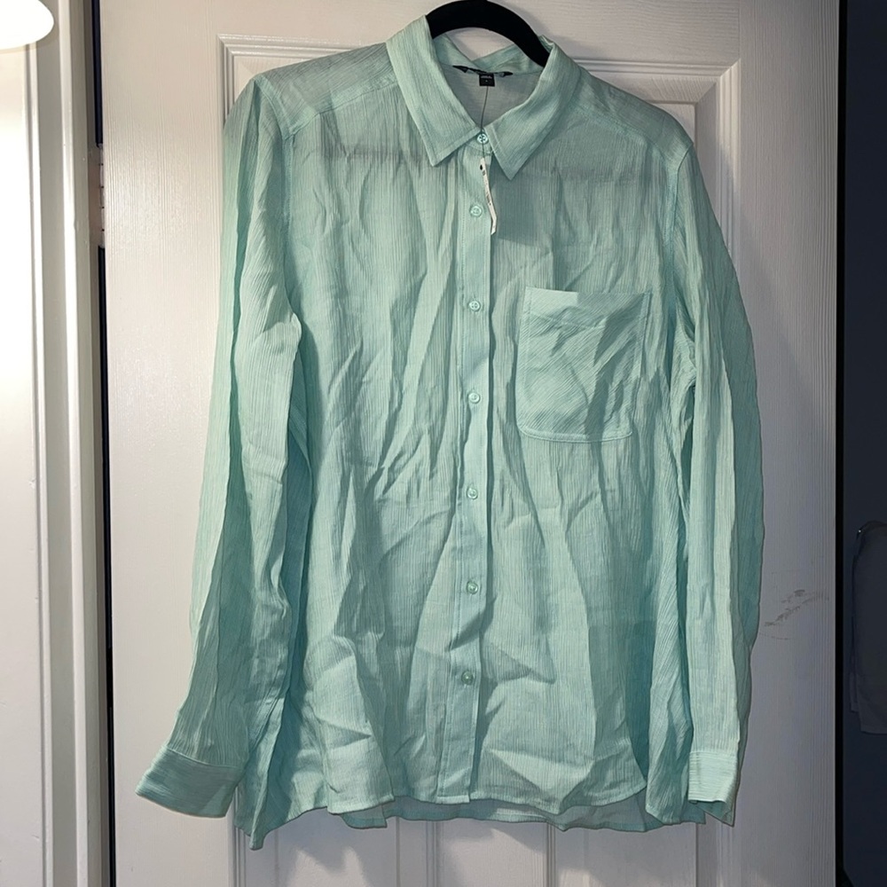 NWT Women’s Express Sheer Gauzy Top Size Large